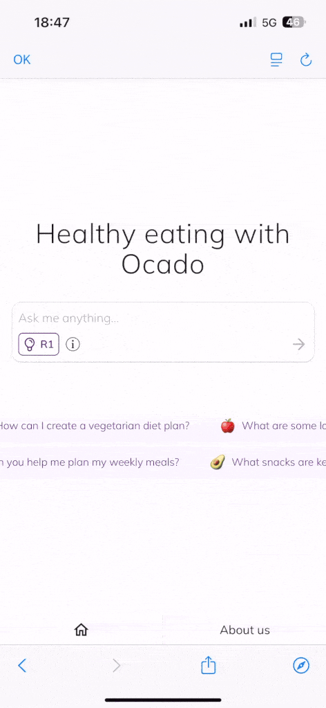 Healthy Eating Ocado