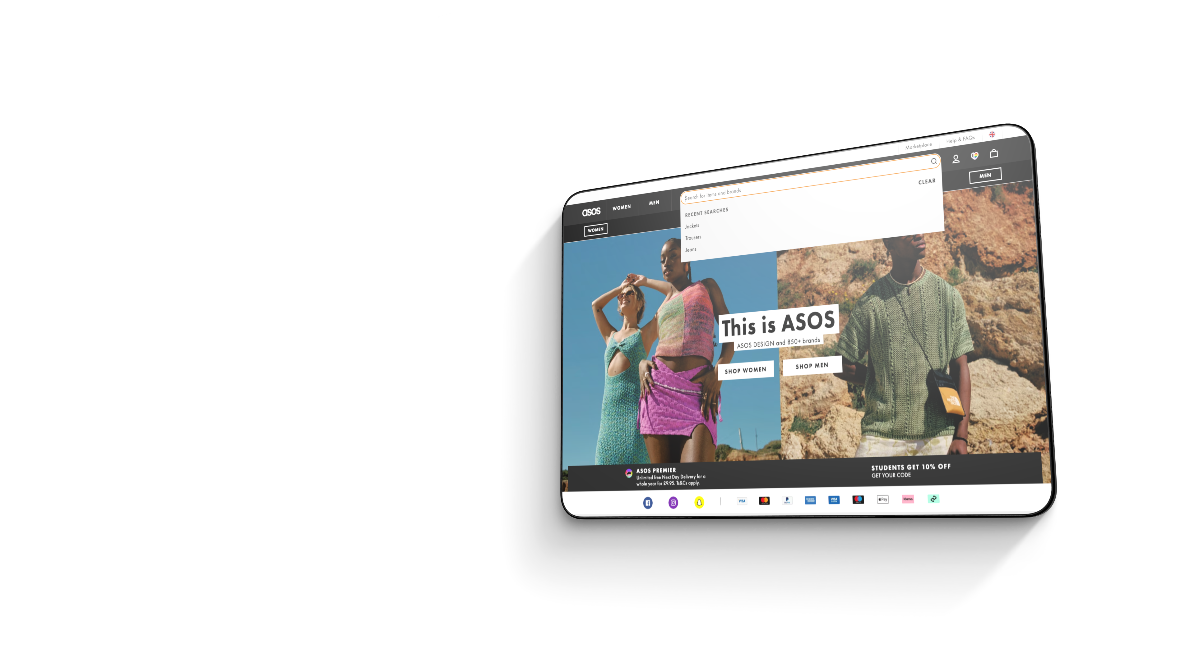 Asos Interface