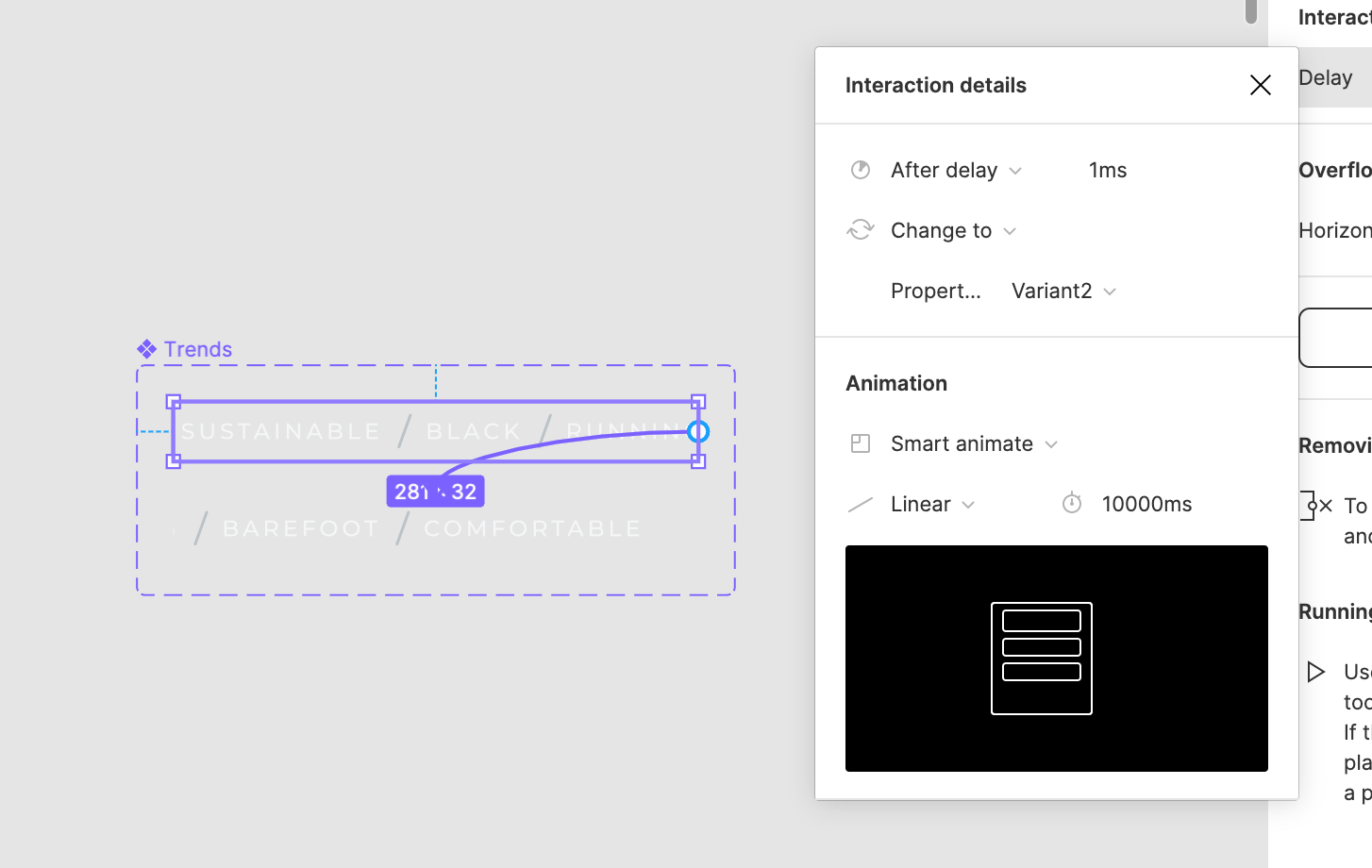 In this case, we used Figma for the micro-interactions. It provides the control we needed for the animation, plus all our designs are in the same place. 